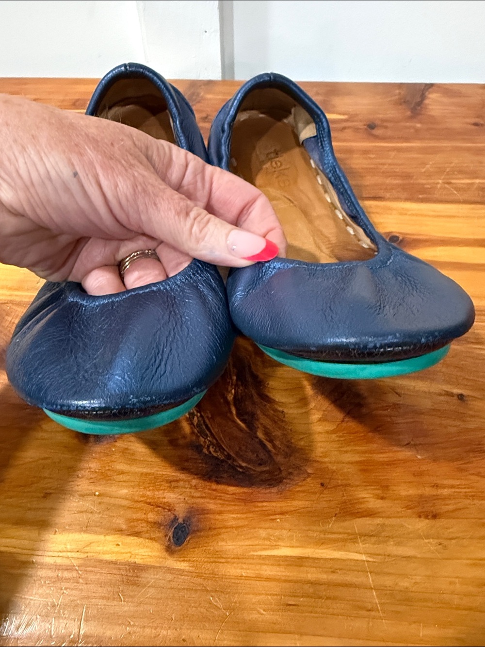 Tieks Limited Edition Midnight Blue Ballet Flats - Picture 5 of 7